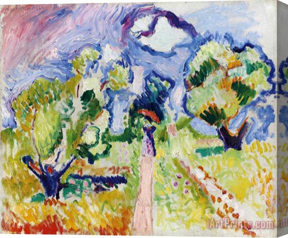 Henri Matisse Promenade Des Oliviers, 1905 Stretched Canvas Print / Canvas Art