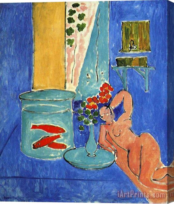 Henri Matisse Red Fish And a Sculpture 1911 Stretched Canvas Painting / Canvas Art