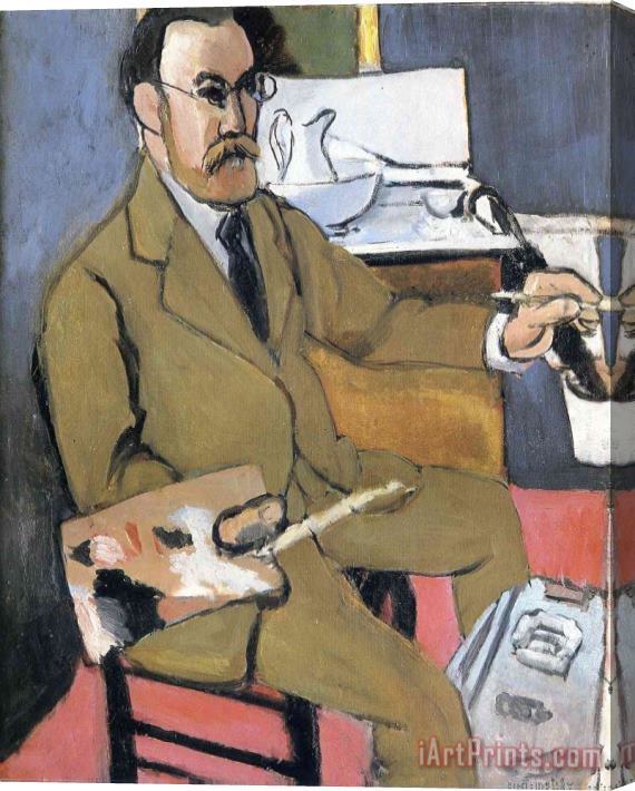 Henri Matisse Self Portrait 1918 Stretched Canvas Painting / Canvas Art