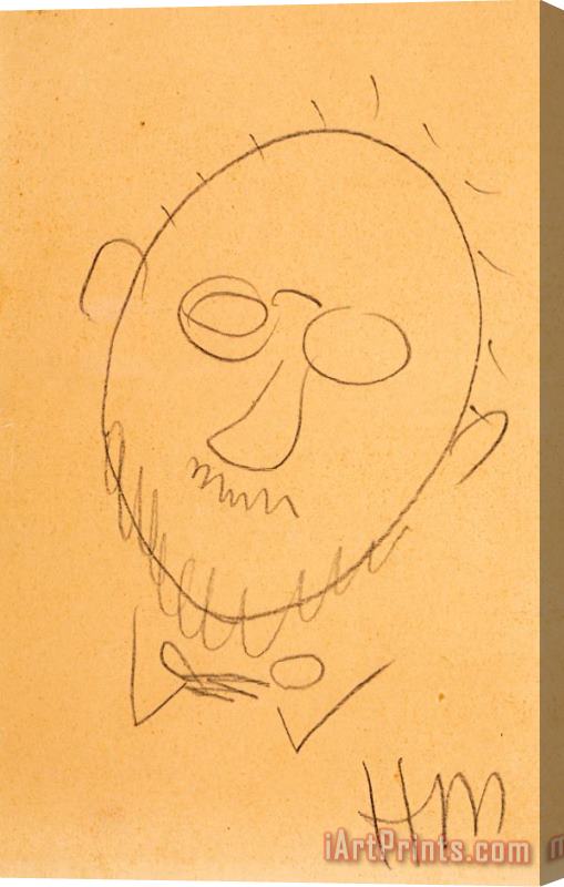 Henri Matisse Self Portrait Sketch, 1939 Stretched Canvas Print / Canvas Art