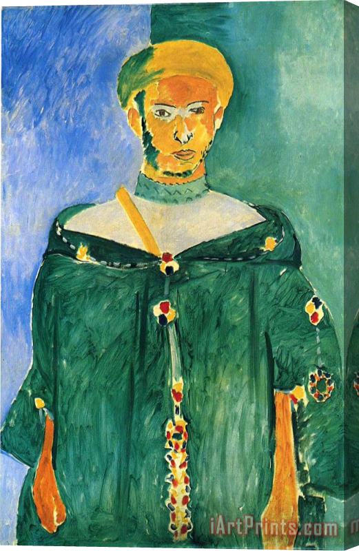 Henri Matisse Standing Moroccan in Green Standing Riffian 1913 Stretched Canvas Painting / Canvas Art