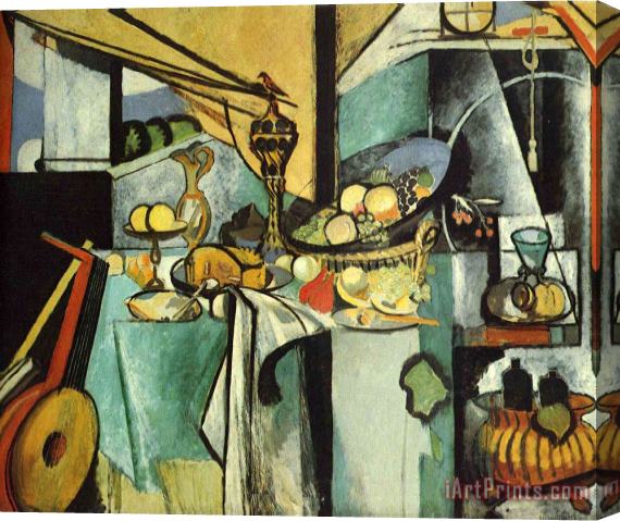 Henri Matisse Still Life After Jan Davidsz De Heem's La Desserte 1915 Stretched Canvas Print / Canvas Art