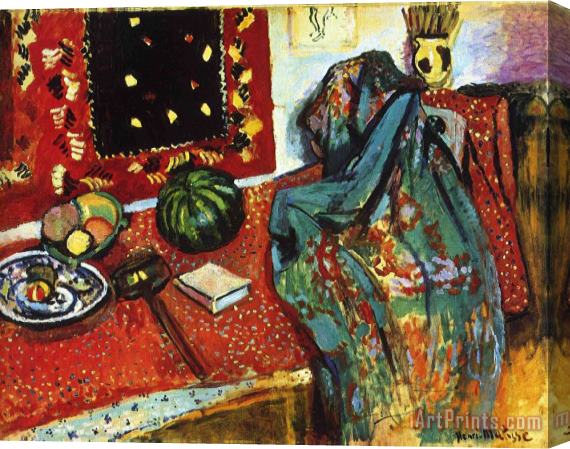 Henri Matisse Still Life with a Red Rug 1906 Stretched Canvas Print / Canvas Art