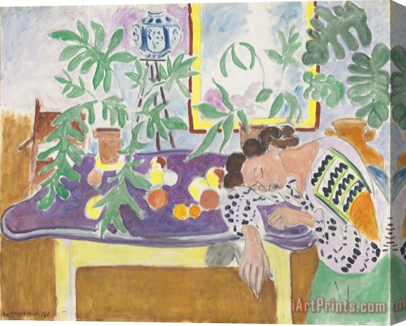 Henri Matisse Still Life with Sleeping Woman Stretched Canvas Print / Canvas Art