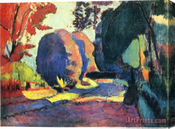 Henri Matisse The Luxembourg Gardens 1901 Stretched Canvas Print / Canvas Art