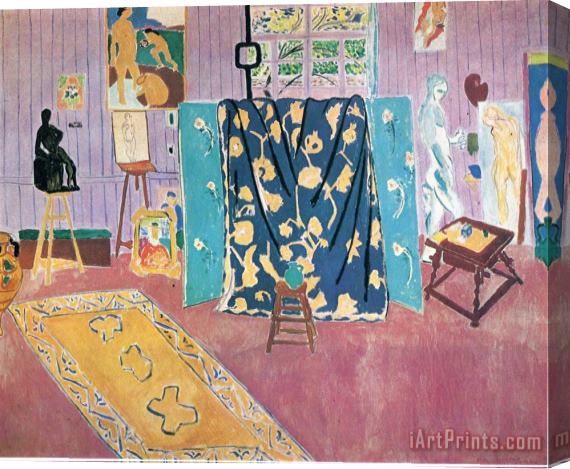 Henri Matisse The Pink Studio 1911 Stretched Canvas Painting / Canvas Art