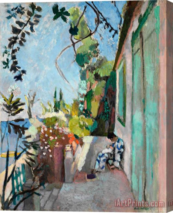 Henri Matisse The Terrace St Tropez 1904 Stretched Canvas Painting / Canvas Art
