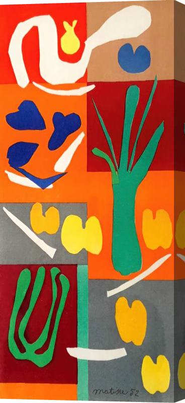 Henri Matisse Vegetables 1952 Stretched Canvas Painting / Canvas Art
