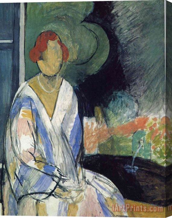 Henri Matisse Woman at The Fountain 1917 Stretched Canvas Print / Canvas Art