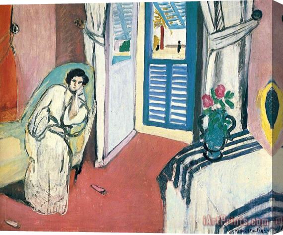 Henri Matisse Woman on a Sofa Stretched Canvas Painting / Canvas Art