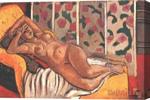 Henri Matisse Yellow Odalisque 1926 Stretched Canvas Print / Canvas Art