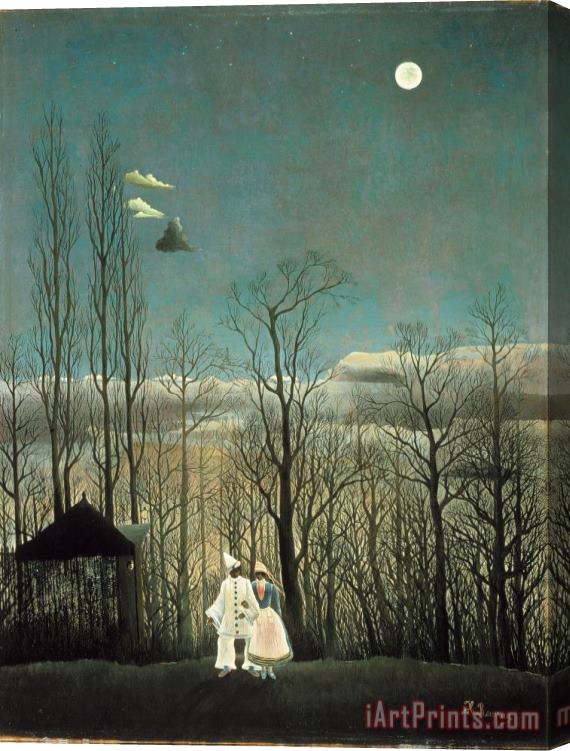 Henri Rousseau A Carnival Evening Stretched Canvas Print / Canvas Art