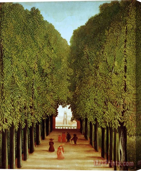 Henri Rousseau Alleyway in the Park Stretched Canvas Painting / Canvas Art