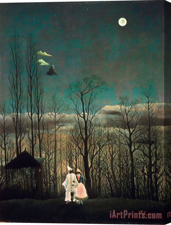 Henri Rousseau Carnival Evening Stretched Canvas Painting / Canvas Art