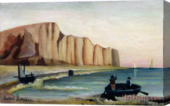 Henri Rousseau Cliffs Stretched Canvas Print / Canvas Art