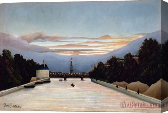 Henri Rousseau The Eiffel Tower Stretched Canvas Painting / Canvas Art