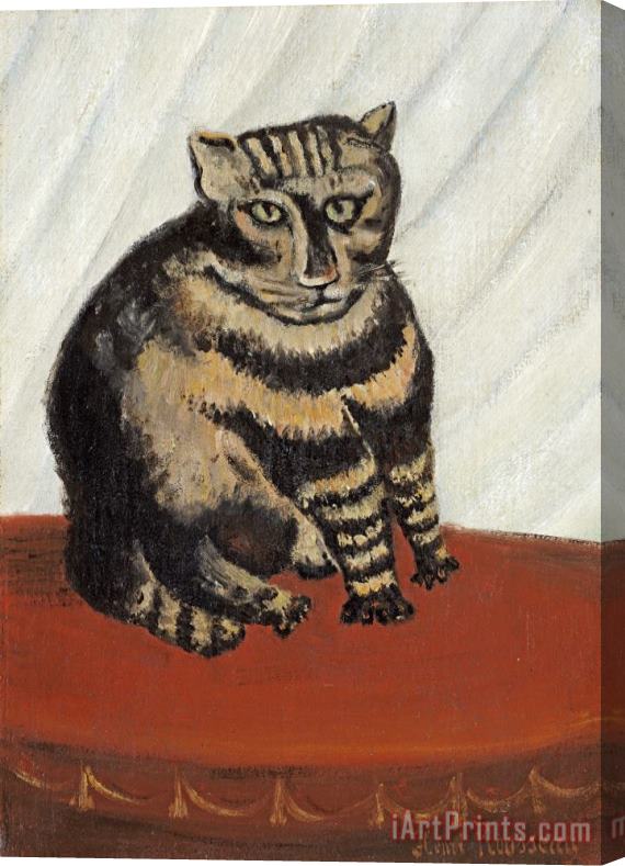 Henri Rousseau The Tabby Stretched Canvas Painting / Canvas Art