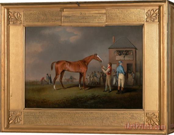 Henry Bernard Chalon Quiz, After His Last Race at Newmarket Stretched Canvas Print / Canvas Art