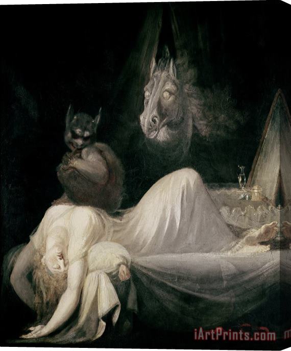 Henry Fuseli The Nightmare Stretched Canvas Painting / Canvas Art
