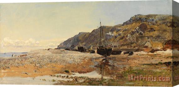 Henry Moore Coastal Scene Stretched Canvas Painting / Canvas Art