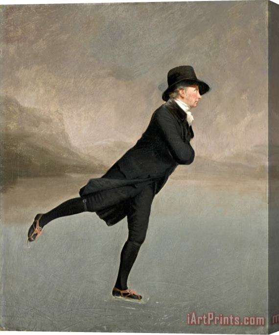 Henry Raeburn Reverend Dr Robert Walker (1755 1808) Skating on Duddingston Loch Stretched Canvas Print / Canvas Art