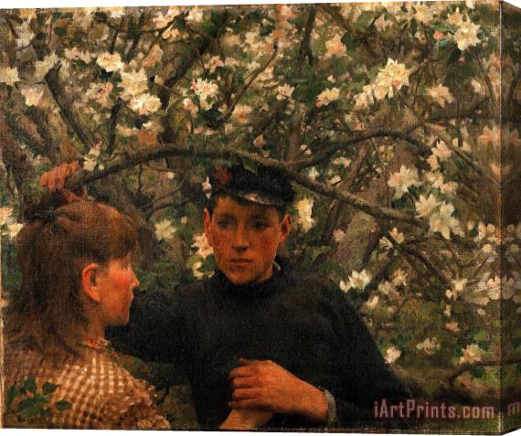Henry Scott Tuke The Promise Stretched Canvas Painting / Canvas Art
