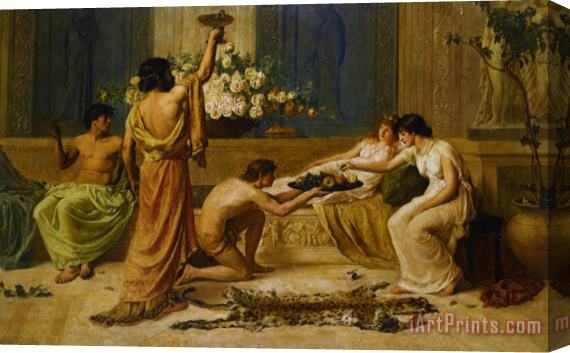 Henry Thomas Schafer The Banquet Stretched Canvas Painting / Canvas Art