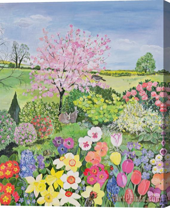 Hilary Jones Spring From The Four Seasons Stretched Canvas Print / Canvas Art