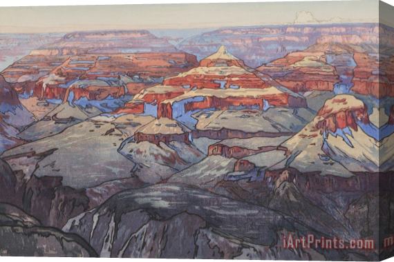 Hiroshi Yoshida Grand Canyon Stretched Canvas Print / Canvas Art