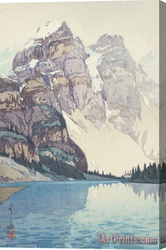 Hiroshi Yoshida Moraine Lake (moren), From The American Series Stretched Canvas Print / Canvas Art
