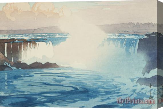 Hiroshi Yoshida Niagara Falls Stretched Canvas Print / Canvas Art