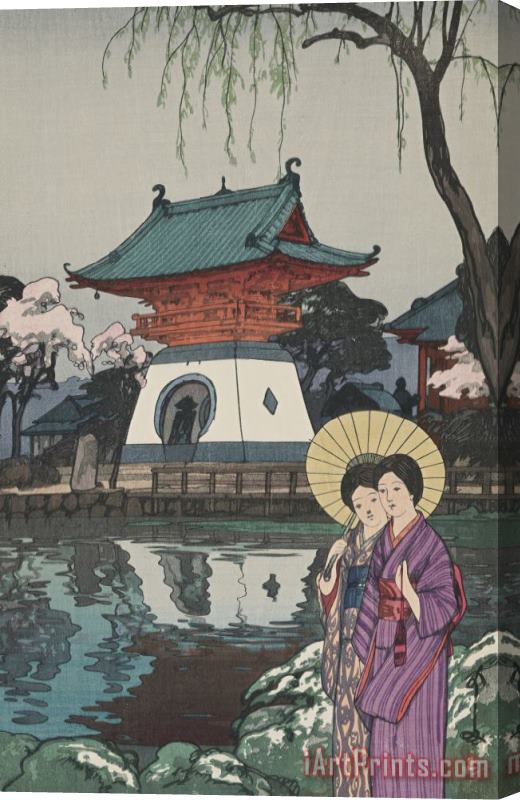 Hiroshi Yoshida Shinobazu Pond (shinobazu No Ike), From The Series Twelve Views of Tokyo (tokyo Ju Ni Dai) Stretched Canvas Painting / Canvas Art