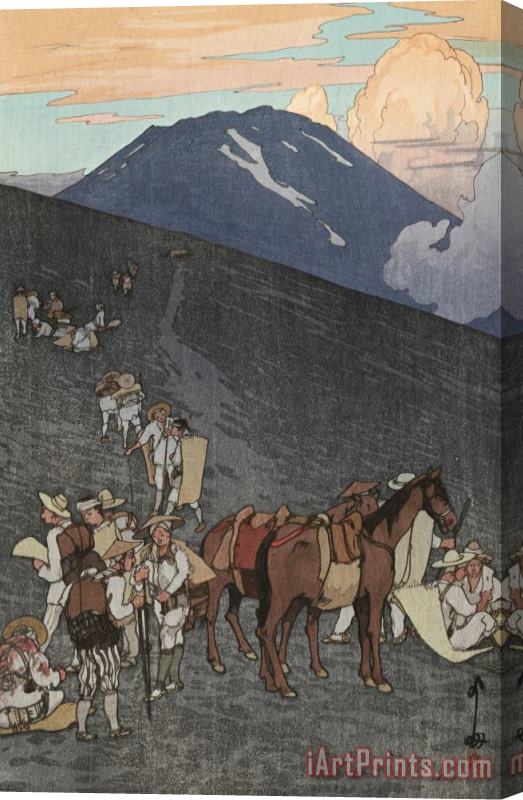 Hiroshi Yoshida Umagaeshi, From The Series Ten Views of Fuji (fuji Jikkei) Stretched Canvas Print / Canvas Art