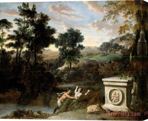 Hoet, Gerard Pan And Syrinx Stretched Canvas Print / Canvas Art