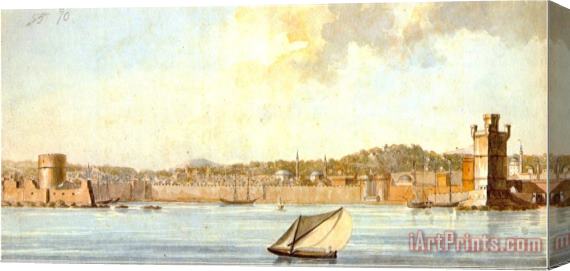 Hope Thomas Rhodes, The Old Harbour Stretched Canvas Print / Canvas Art