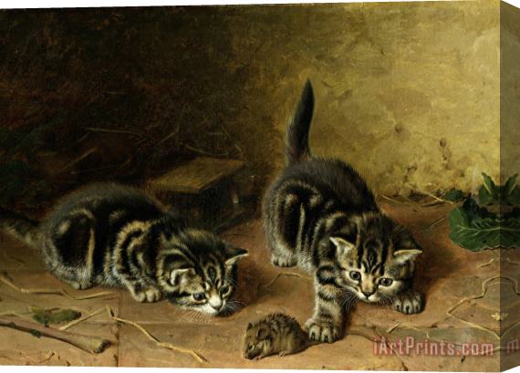 Horatio Henry Couldery Reluctant Playmate Stretched Canvas Painting / Canvas Art
