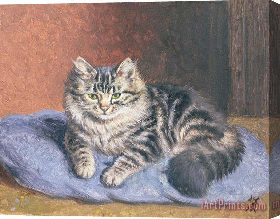Horatio Henry Couldery The Blue Cushion Stretched Canvas Painting / Canvas Art