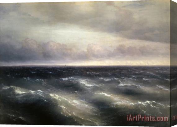 Hovhannes Aivazovsky The Black Sea. (A storm begins to whip up in the Black Sea) Stretched Canvas Painting / Canvas Art