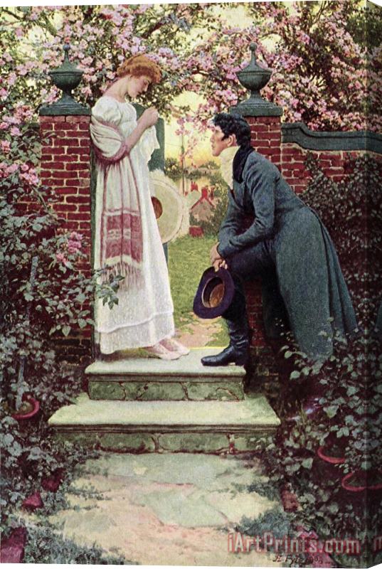Howard Pyle When All the World Seemed Young Stretched Canvas Painting / Canvas Art