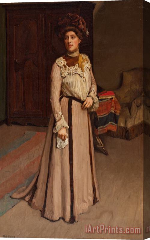 Hugh Ramsay A Lady of Cleveland, U.s.a. Stretched Canvas Print / Canvas Art