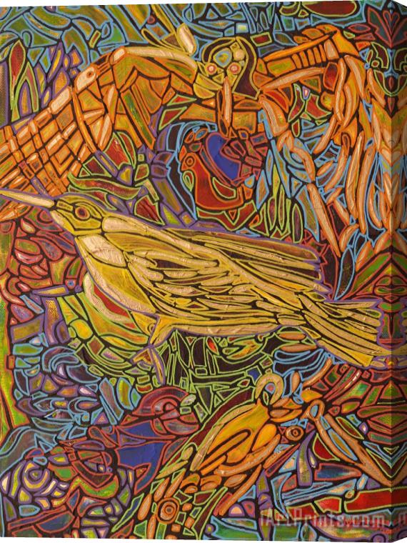 Igor Eugen Prokop Golden Oriole Stretched Canvas Print / Canvas Art