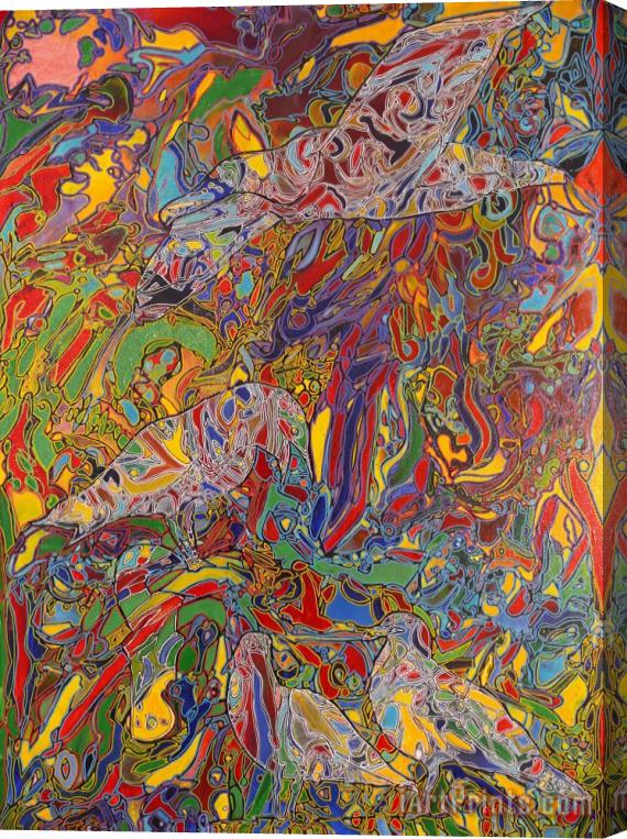 Igor Eugen Prokop Soulsea-gulls Stretched Canvas Print / Canvas Art