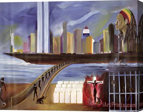 Ikahl Beckford River of Babylon Stretched Canvas Painting / Canvas Art