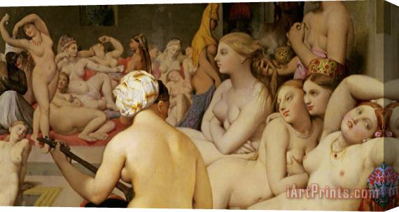 Ingres The Turkish Bath Stretched Canvas Painting / Canvas Art
