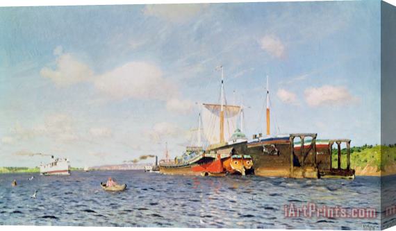 Isaak Ilyich Levitan Fresh Wind On The Volga Stretched Canvas Print / Canvas Art