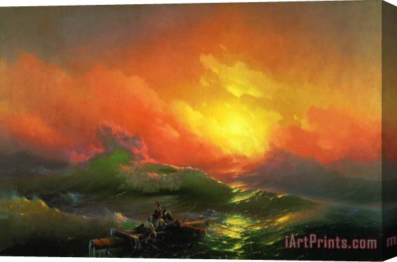 Ivan Aivazovsky Ninth Wave Stretched Canvas Painting / Canvas Art