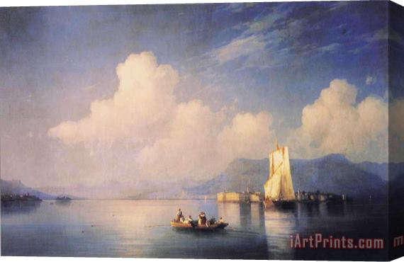 Ivan Constantinovich Aivazovsky Lake Maggiore in The Evening Stretched Canvas Painting / Canvas Art