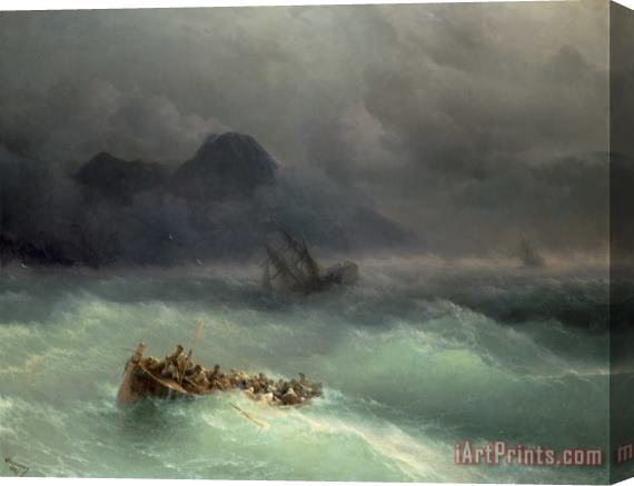 Ivan Konstantinovich Aivazovsky The Shipwreck Stretched Canvas Print / Canvas Art