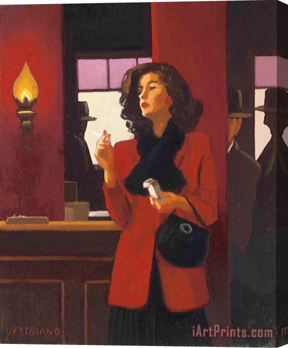 Jack Vettriano A Woman Must Have Everything, 1996 Stretched Canvas Print / Canvas Art