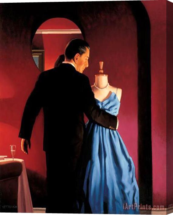 Jack Vettriano Altar of Memory Stretched Canvas Painting / Canvas Art